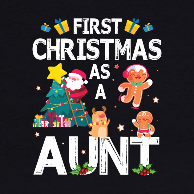 First Christmas As A Aunt Merry Xmas Noel Day Niece Nephew by bakhanh123